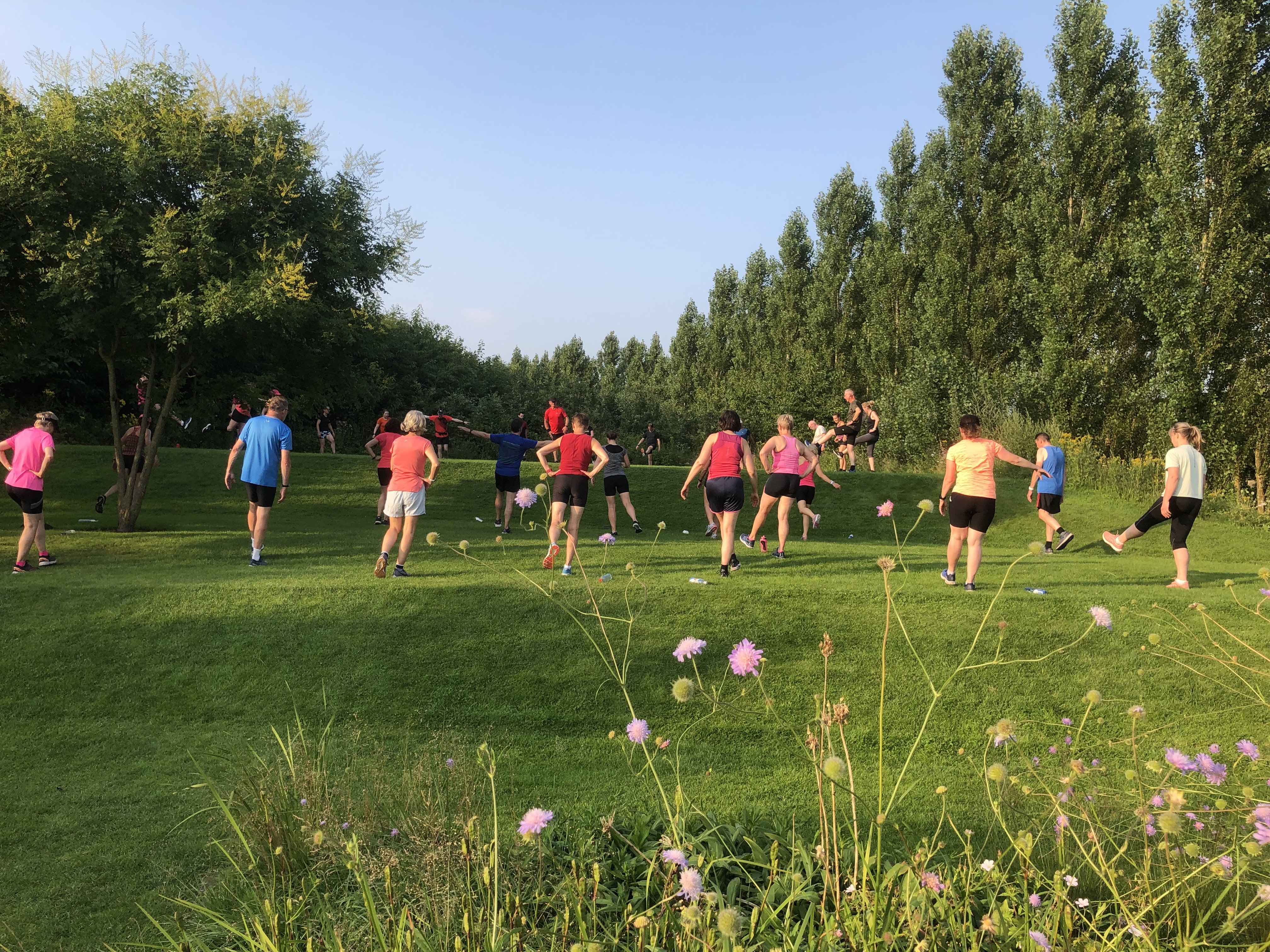 Trainen in het Maximapark op ’t Lint in juli en augustus 